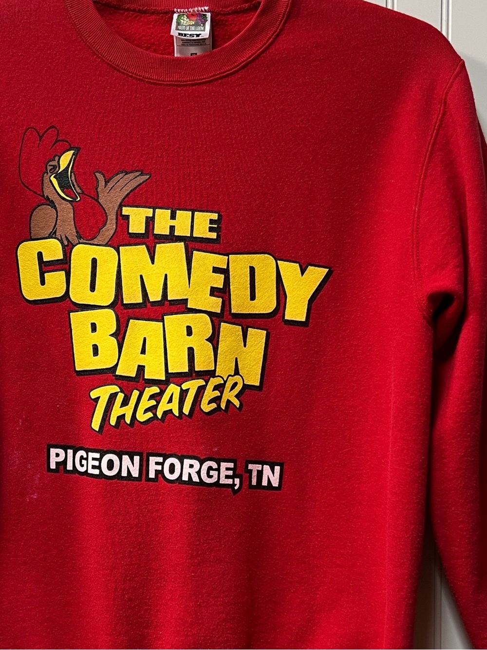 Y2K Comedy Barn Club Sweatshirt M Vintage